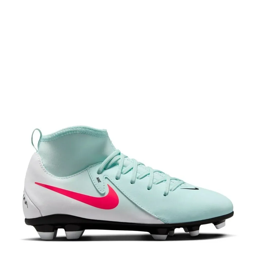 NIKE JR PHANTOM LUNA II ACAD F/MG Mint/Atomic Red Size 2Y Youth Soccer Cleats